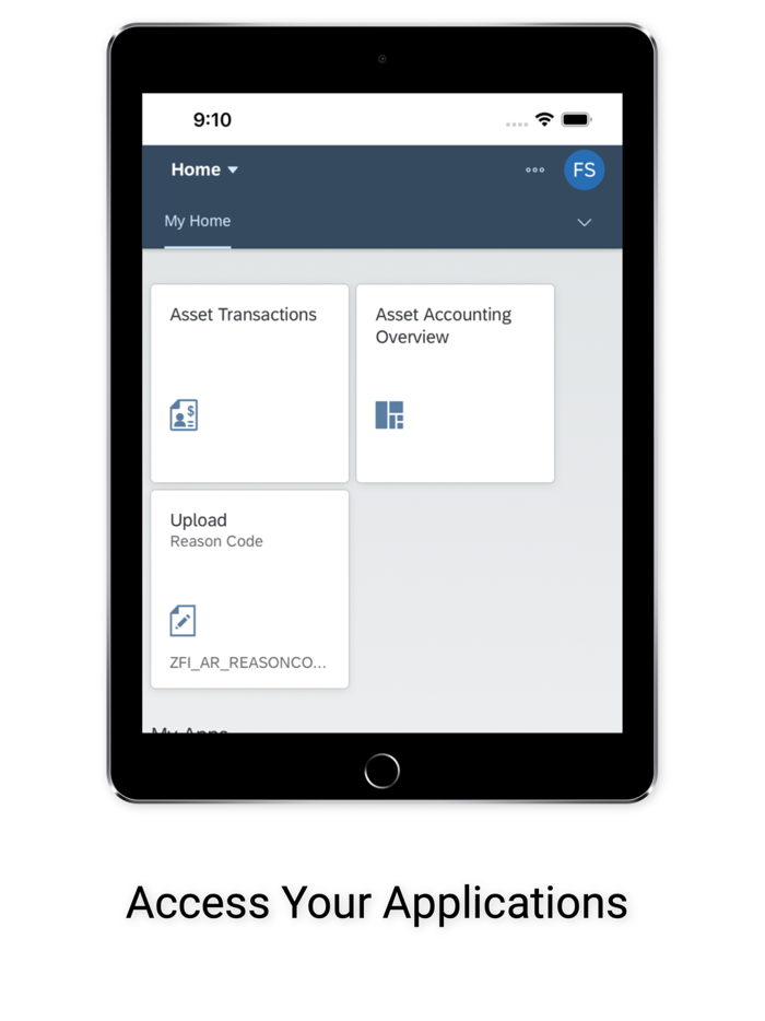 Ahli Hospital SAP Fiori app