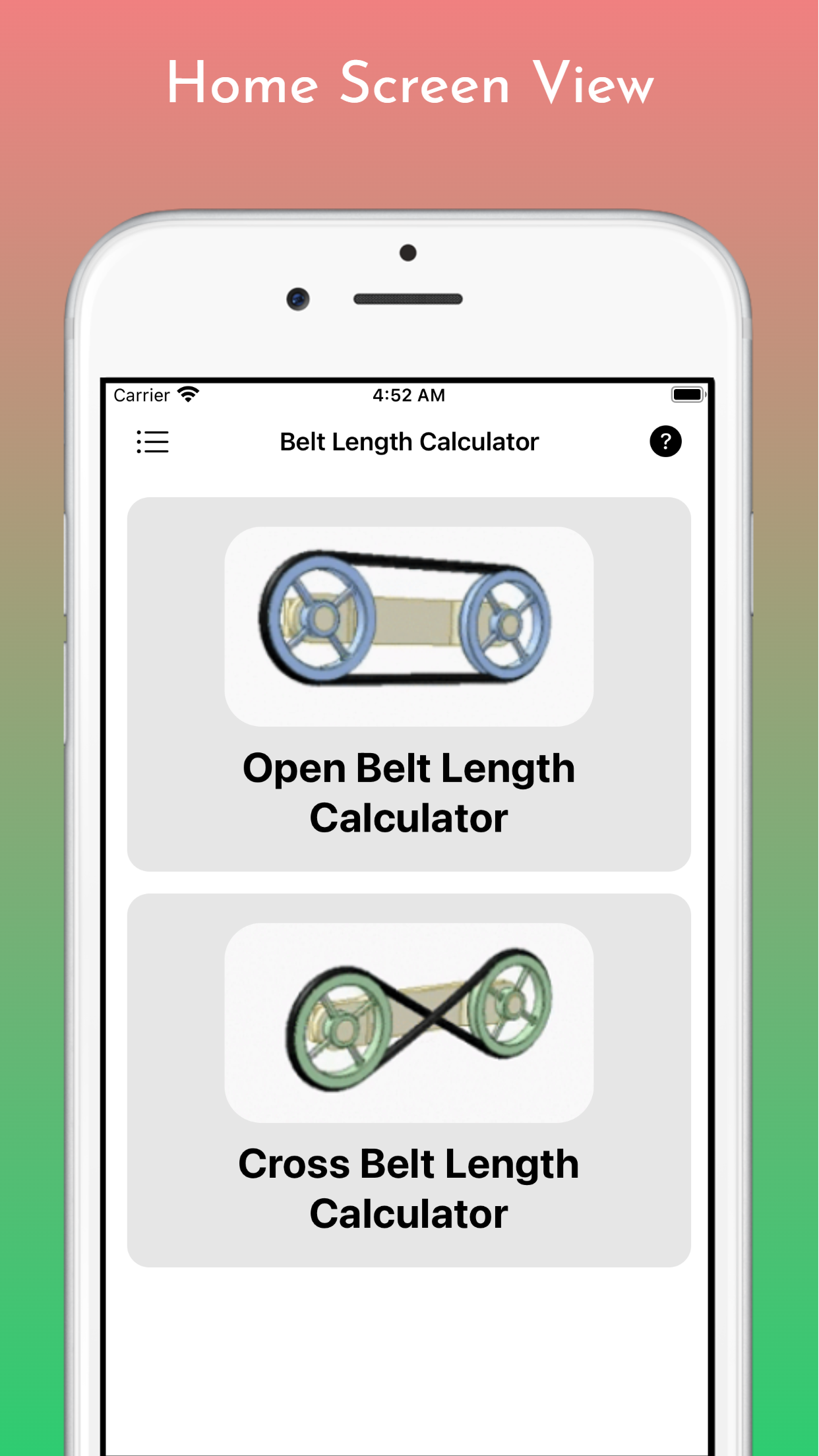 Belt Length Calculator Pro