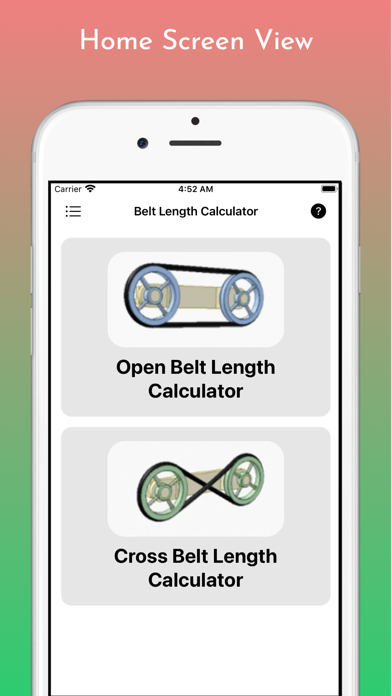 Belt Length Calculator Pro Screenshot