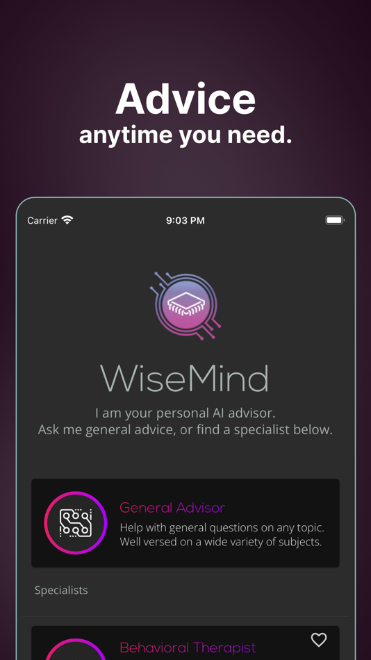 #1. WiseMind AI - Ask AI Anything! (iOS) 由: esDot Studio Inc