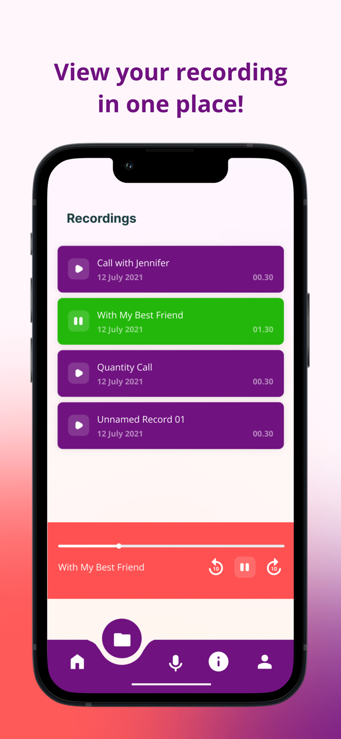 Call Recorder App by NIGII