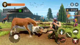 crazy scary cow rampage sim iphone screenshot 1