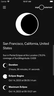 total solar eclipse iphone screenshot 3