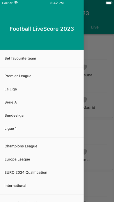 Football LiveScore 2023 Screenshot