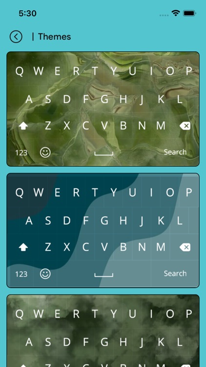 Greenkey -Fonts theme keyboard screenshot-3