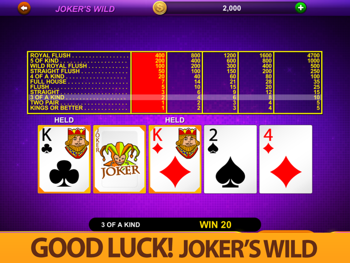 World of Video Poker