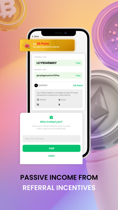 Pools Wallet Screenshot