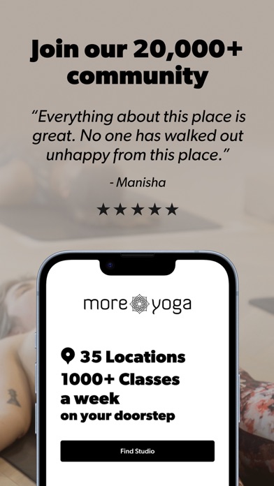 MoreYoga London Yoga Studios Screenshot