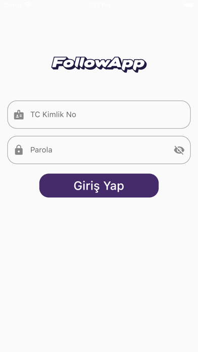 FollowApp Servis Takip Screenshot