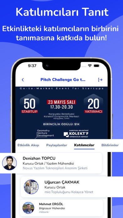 mio: Etkinliklere Kolayca Eriş Screenshot