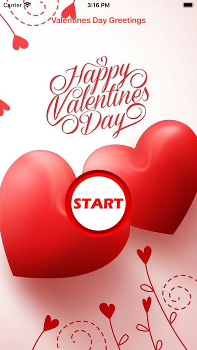 Valentine Day Greetings SMS Screenshot
