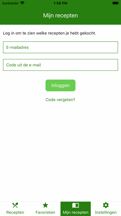 Tijgerkop Recepten Screenshot