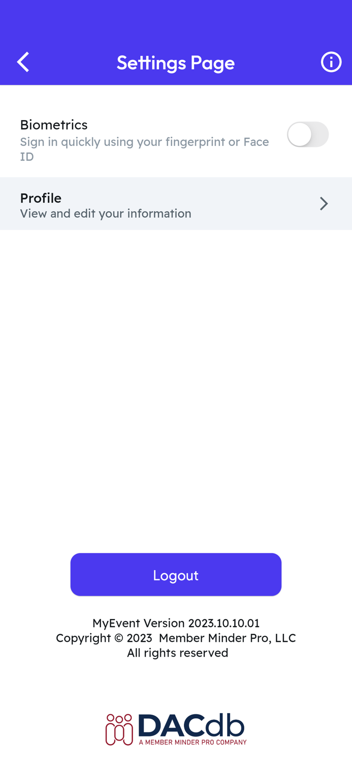 MyEvent by Member Minder Pro