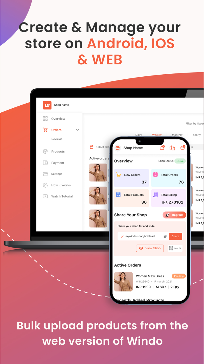 Windo - Create Ecommerce Store