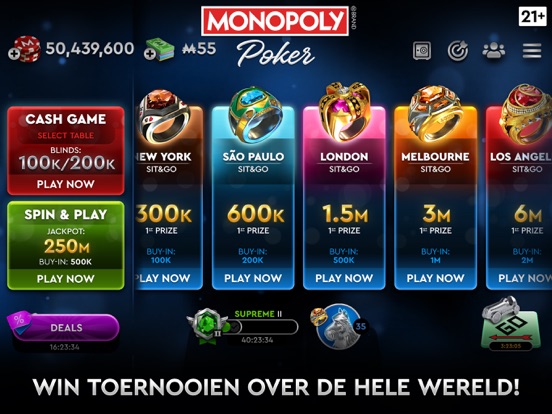 MONOPOLY Poker - Texas Holdem iPad app afbeelding 3