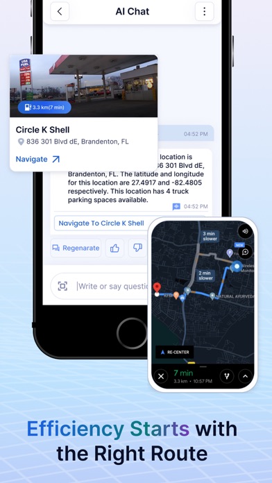 EzChatAI: Logistics AI Chatbot Screenshot