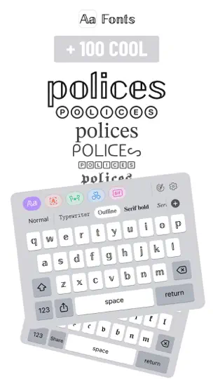Capture d'écran de Fonts sur iPhone 1