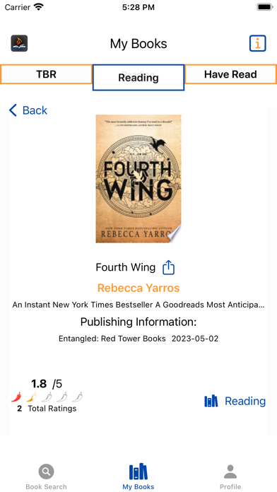 BetweentheBookCovers Screenshot
