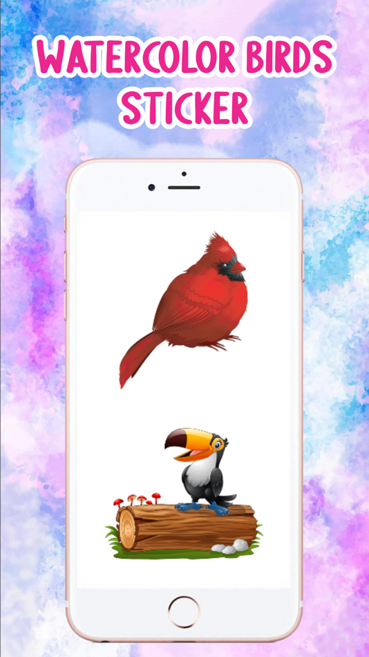 Watercolor Birds Stickers! - 1.2 - (iOS)