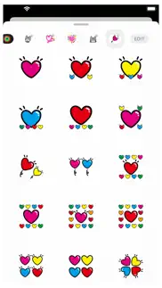 How to cancel & delete heart animation 3 sticker 3