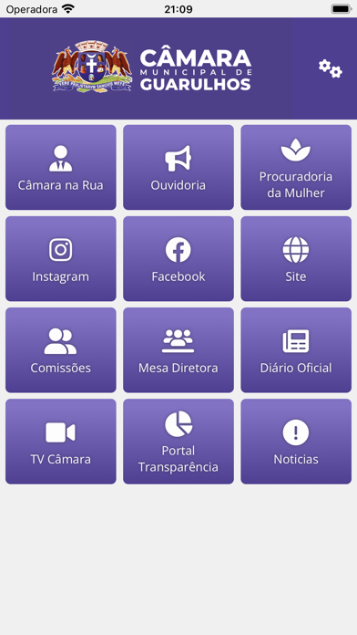 Câmara Municipal de Guarulhos Screenshot