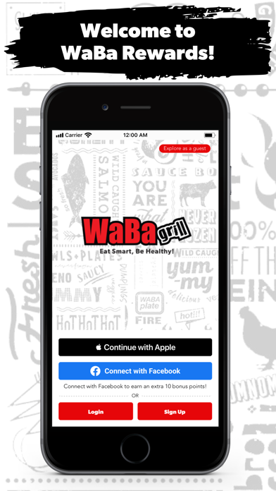 WaBa Rewards Screenshot