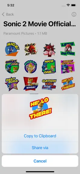 Game screenshot Sonic 2 Movie WA Stickers hack