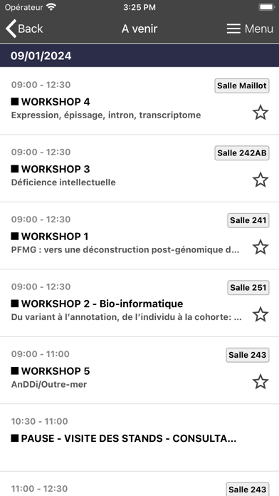 Assises de Génétique Screenshot