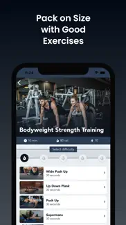 muscle building workouts iphone screenshot 2