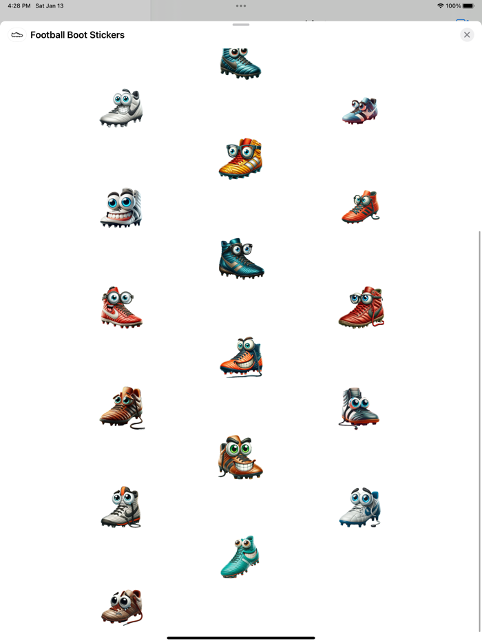 Football Boot Stickers