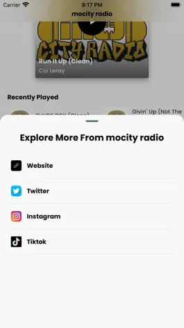 Game screenshot mocity radio App hack