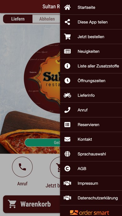 Sultan Restaurant Wiesbaden Screenshot