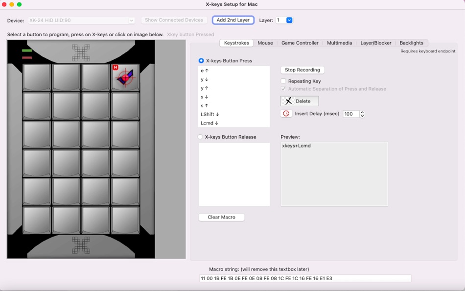 #2. X-keys Setup! (macOS) 由: P.I. Engineering, Inc.