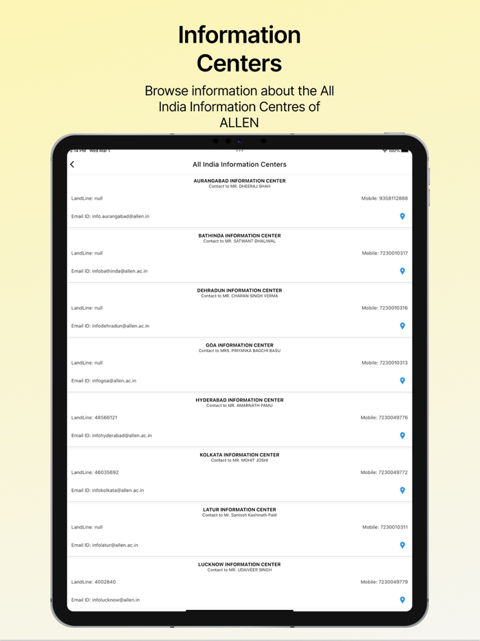 ALLEN Info and Admission