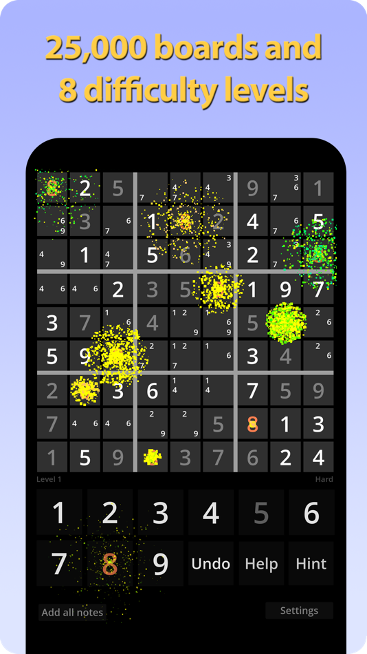 #1. Fireworks Sudoku (iOS) Podle: Guy Middleton