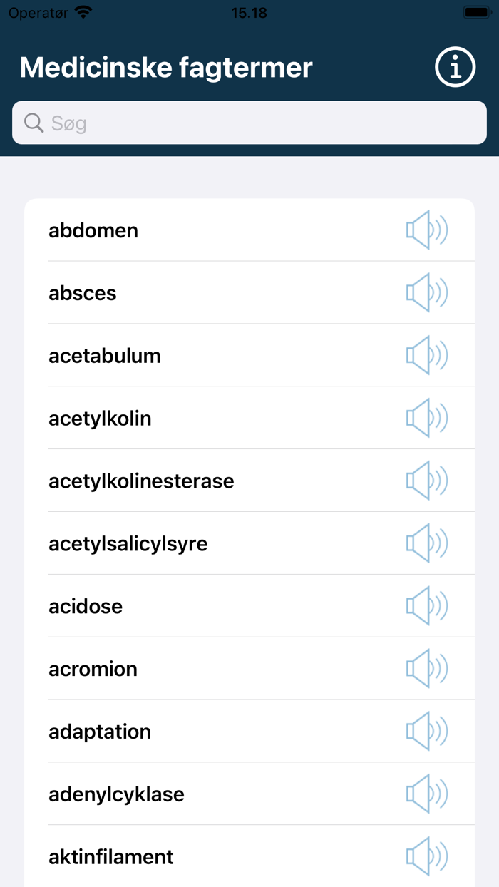 Medicinske fagtermer