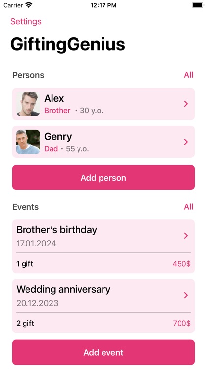 GiftingGenius – Congratulate
