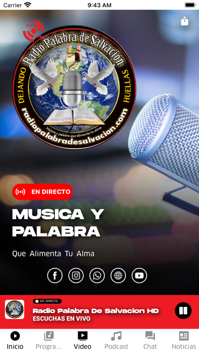 Radio Palabra De Salvacion HD Screenshot