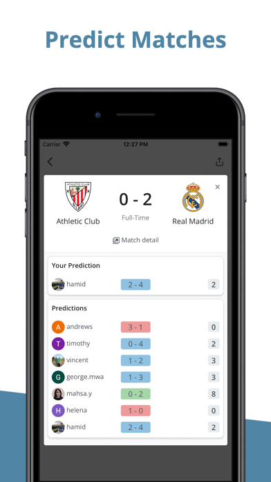 DayScores - Live Football App Screenshot