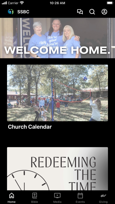 South Shelby Baptist Church Screenshot