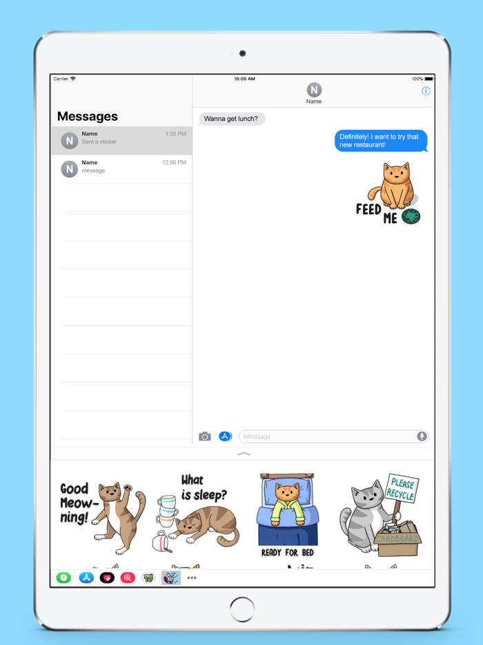 Doodlecats Cat Stickers