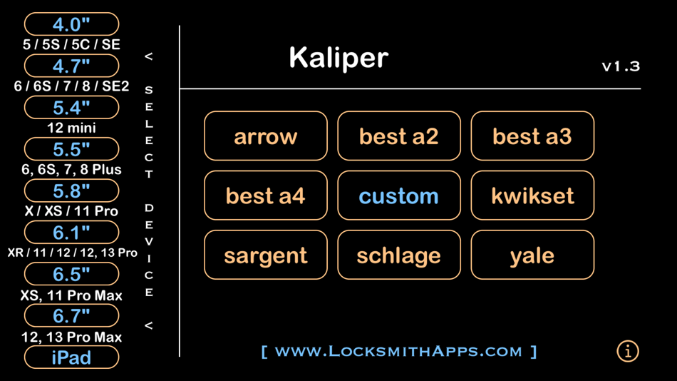 #1. Kaliper (iOS) 由: Farren Domenici
