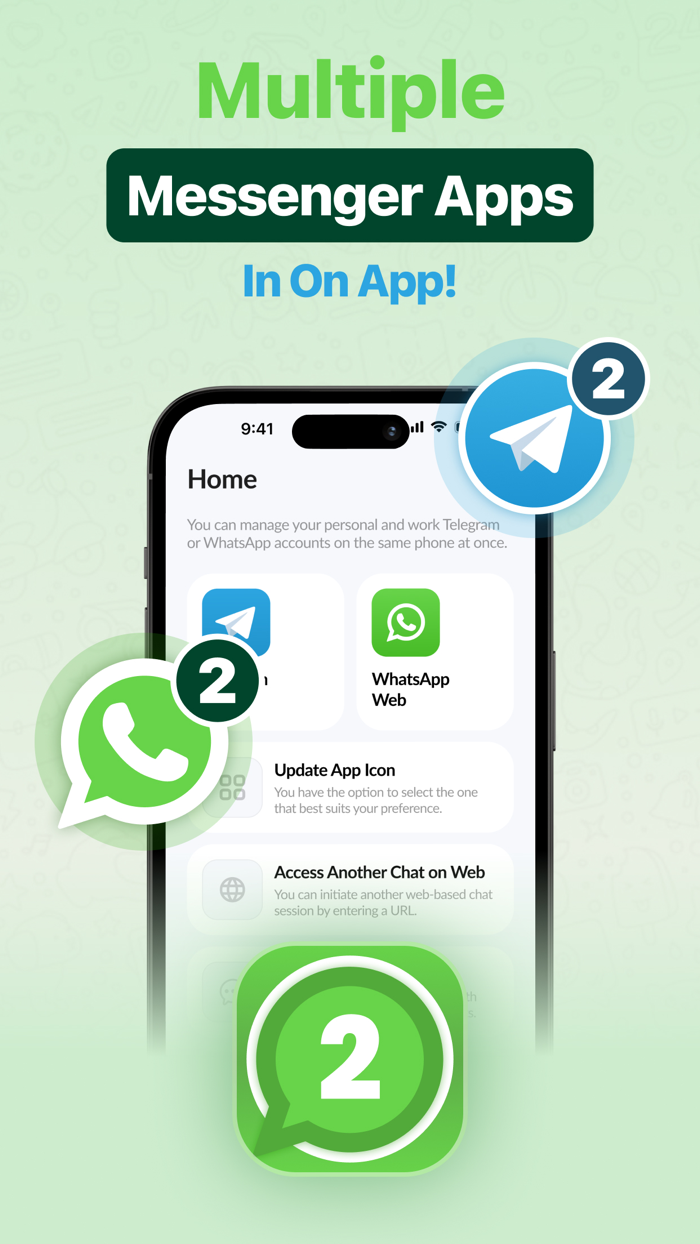 Whats Web Dual Chat Messenger