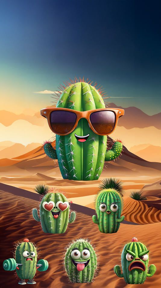 Prickly Cactus Stickers - 1.0 - (iOS)