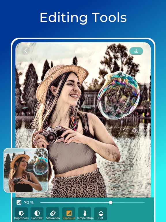 Screenshot #6 pour Photo Sketch Maker