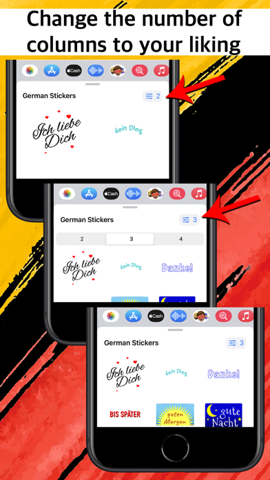 German to English Stickers Screenshot