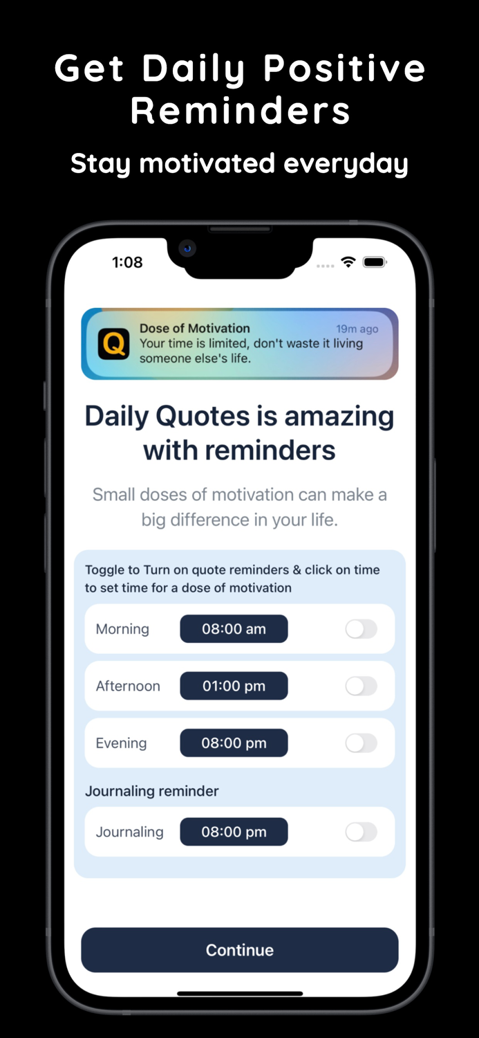 Daily Quotes - Positive Focus