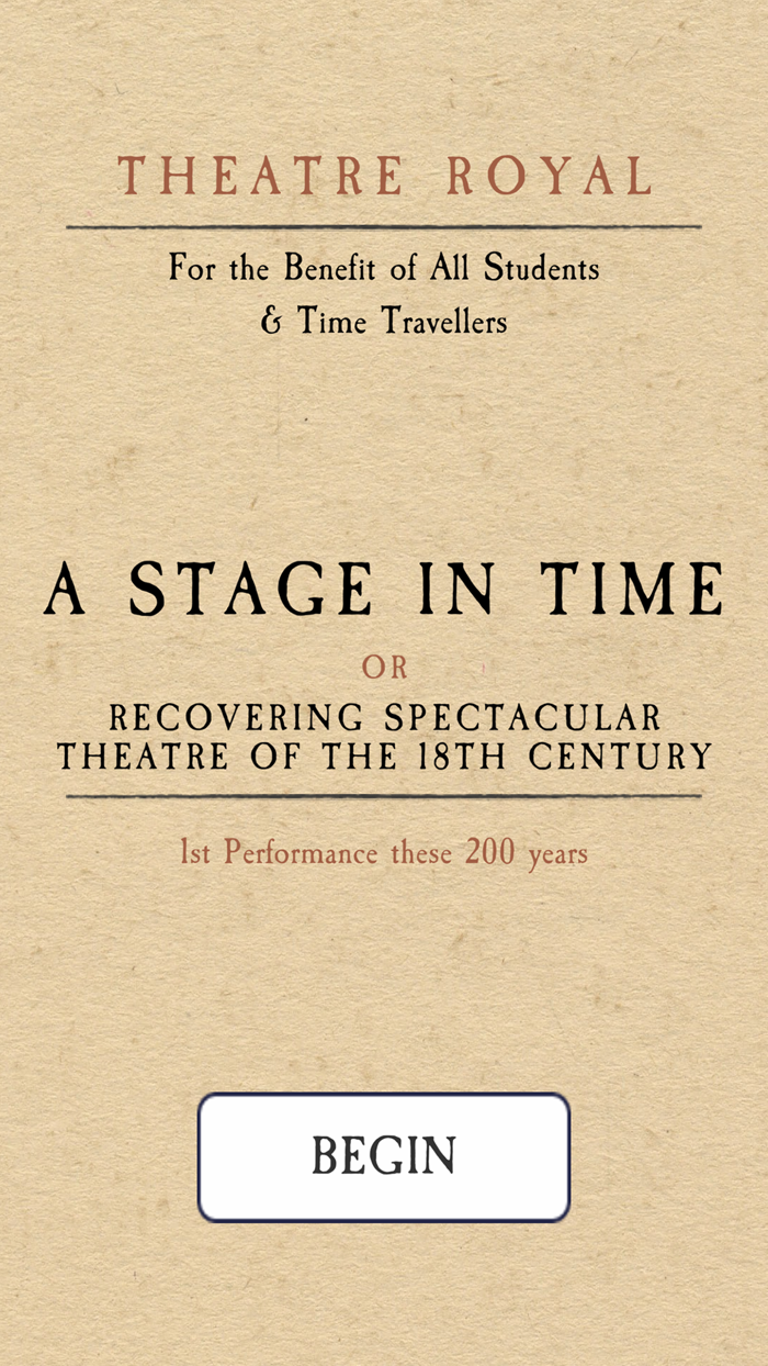 A Stage in Time