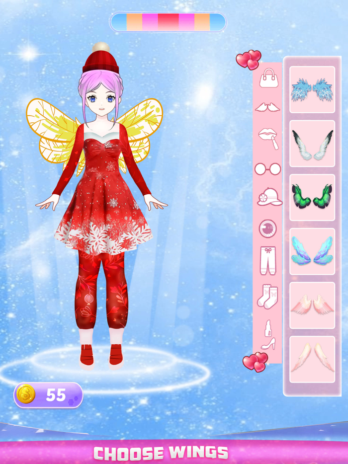 Anime Bebek Giydirme ve Makyaj