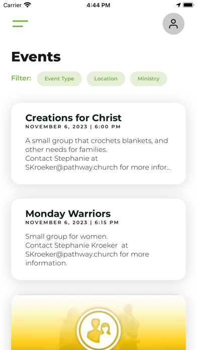 Pathway.church Screenshot